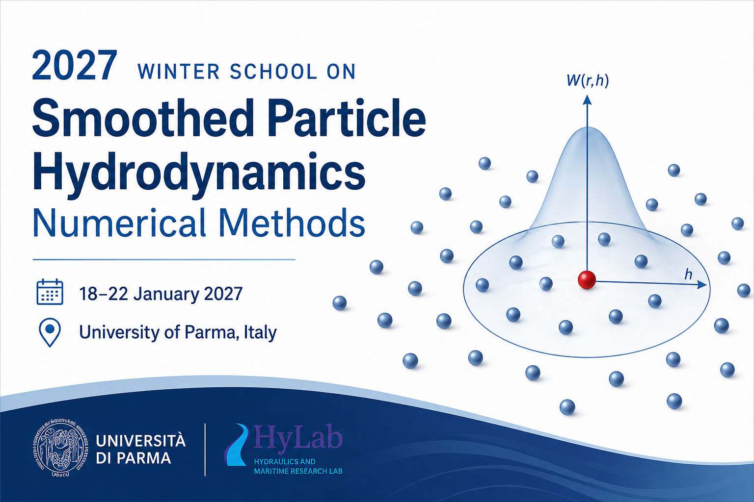 2027 Winter School on Smoothed Particle Hydrodynamics Numerical Methods